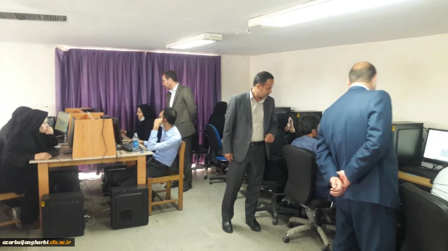 گزارش تصویری از برگزاری  آزمون سری پنجم نیروهای مشمول قانون تعیین تکلیف وزارت آموزش و پرورش( آزمون اصلح) 8