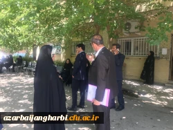 بازدید آقای دکتر قدیم خانی و دکتر شامانی از روند مصاحبه آزمون استخدامی آموزش و پرورش ماده 28- پردیس علامه طباطبایی  3