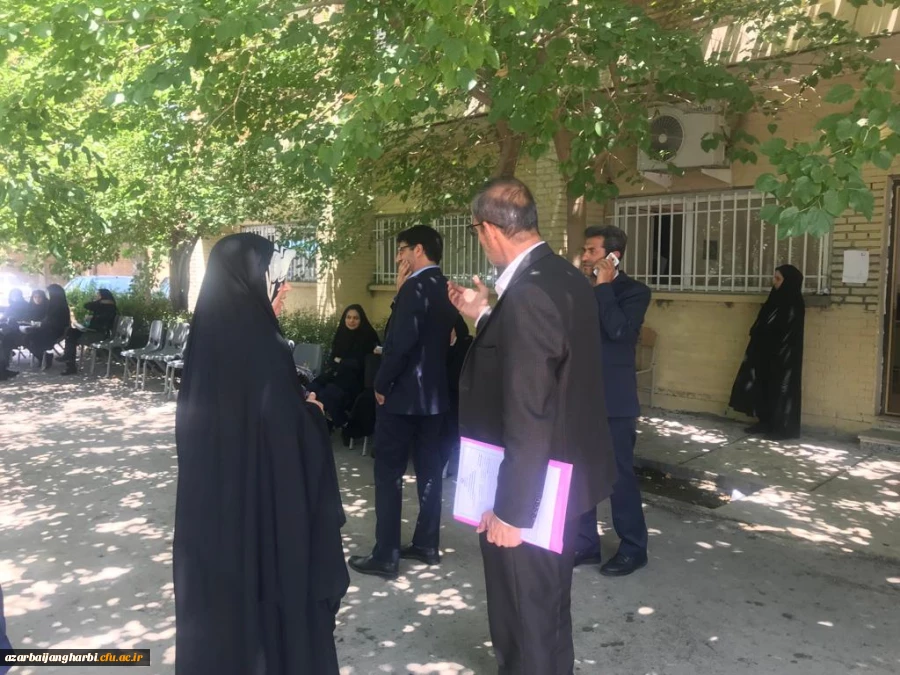 بازدید نماینده وزارت آموزش و پرورش در دانشگاه فرهنگیان از روند مصاحبه آزمون استخدامی ماده28-پردیس علامه طباطبایی 3