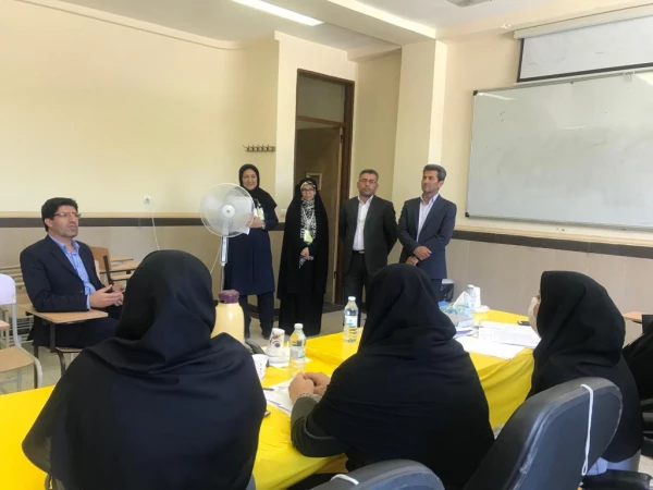 بازدید معاون مرکز برنامه ریزی منابع انسانی و امور اداری وزارت آموزش و پرورش از  روند مصاحبه آزمون استخدامی -پردیس علامه طباطبایی 2