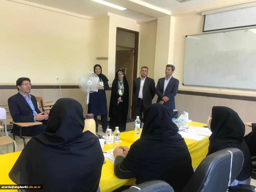 بازدید معاون مرکز برنامه ریزی منابع انسانی و امور اداری وزارت آموزش و پرورش از  روند مصاحبه آزمون استخدامی -پردیس علامه طباطبایی 2