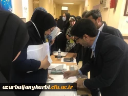 بازدید معاون مرکز برنامه ریزی منابع انسانی و امور اداری وزارت آموزش و پرورش از  روند مصاحبه آزمون استخدامی -پردیس علامه طباطبایی 3