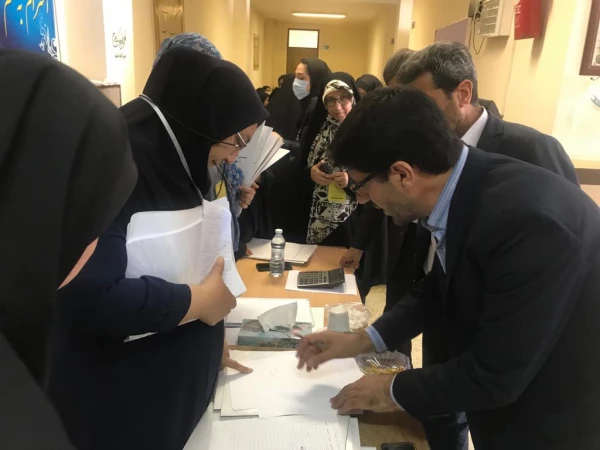 بازدید معاون مرکز برنامه ریزی منابع انسانی و امور اداری وزارت آموزش و پرورش از  روند مصاحبه آزمون استخدامی -پردیس علامه طباطبایی 3