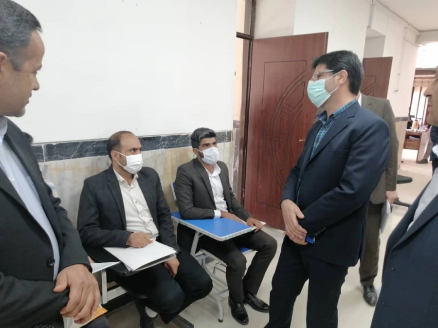 بازدید معاون مرکز برنامه ریزی منابع انسانی و امور اداری وزارت آموزش و پرورش از روند مصاحبه پذیرفته شدگان آزمون استخدامی آموزش و پرورش 6