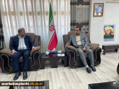 جلسه مشترک مدیر امور پردیسهای استان و نهاد نمایندگی مقام معظم رهبری با فرماندار سلماس