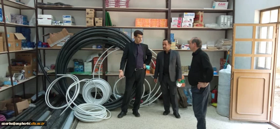 بازدید دکتر احمدی سرپرست دفتر نظارت و ارزیابی سازمان مرکزی از پردیس ها و مراکز تابعه استان 7