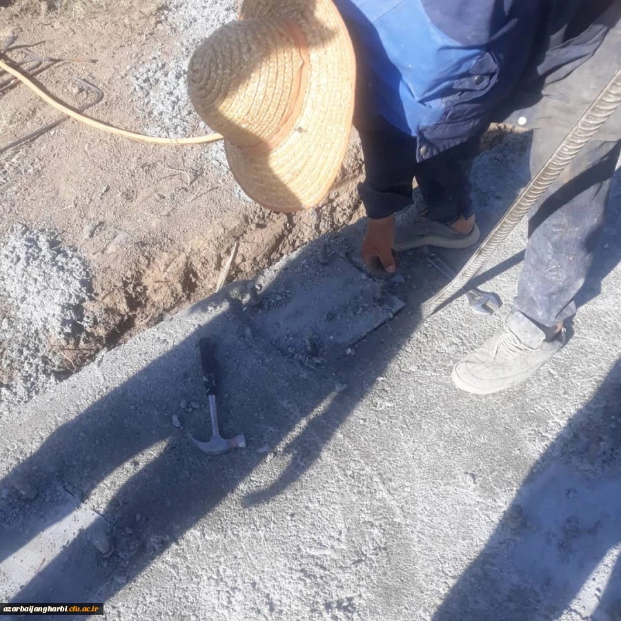 آغاز ساخت مقبره یادبود شهید گمنام پردیس شهید رجایی ارومیه 5