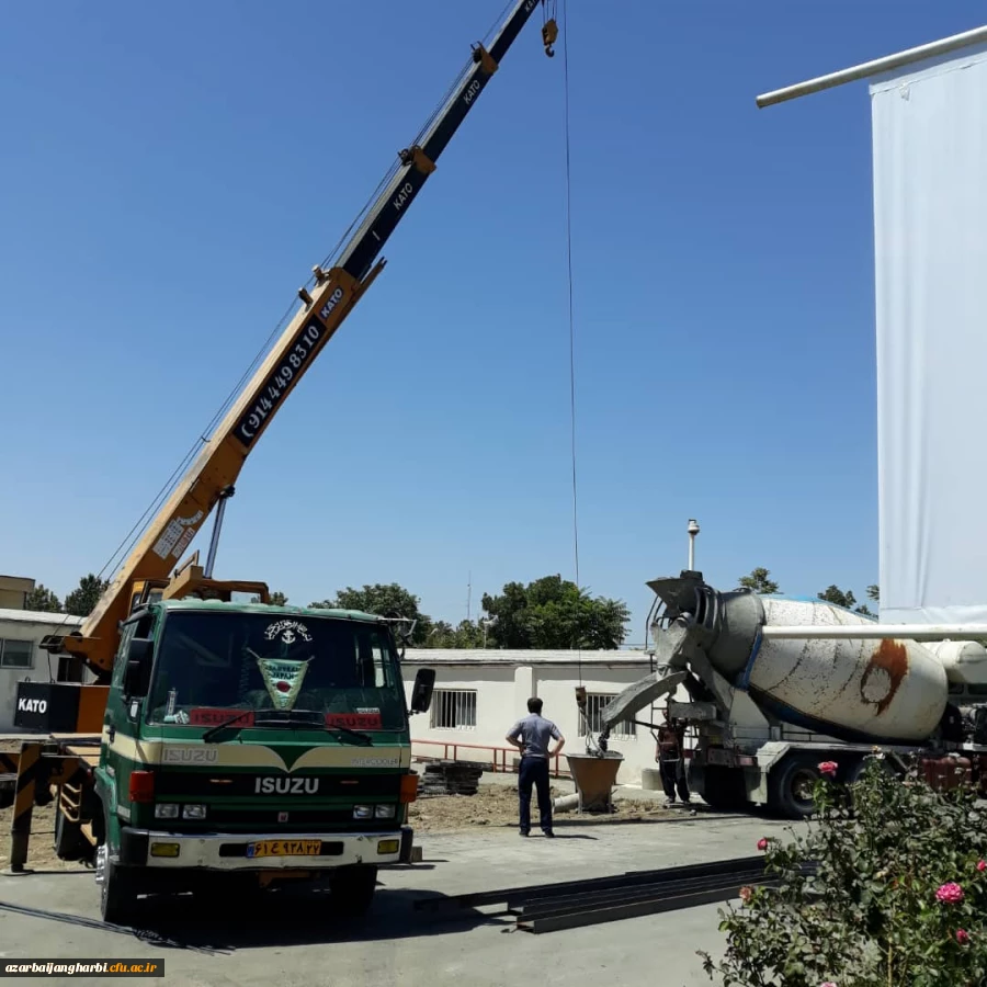 آغاز ساخت مقبره یادبود شهید گمنام پردیس شهید رجایی ارومیه 6