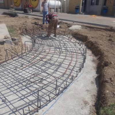 آغاز ساخت مقبره یادبود شهید گمنام پردیس شهید رجایی ارومیه 10