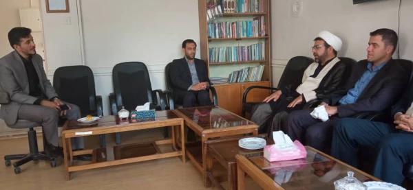 دیدار مسئولین دانشگاه با رئیس جدید اداره حراست آموزش و پرورش استان 2