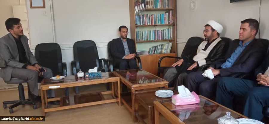 دیدار مسئولین دانشگاه با رئیس جدید اداره حراست آموزش و پرورش استان 2