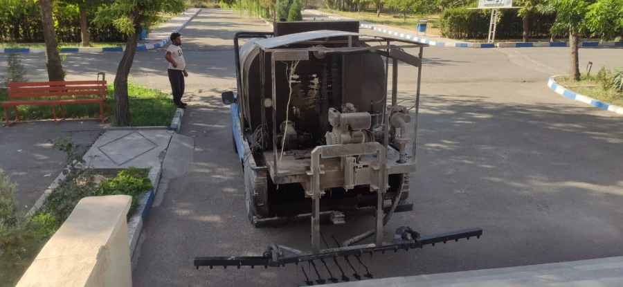 اتمام عملیات آسفالت ریزی خیابان های محوطه دانشگاه فرهنگیان استان آذربایجان غربی 3