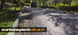 اتمام عملیات آسفالت ریزی خیابان های محوطه دانشگاه فرهنگیان استان آذربایجان غربی 5