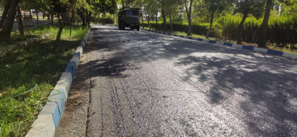 اتمام عملیات آسفالت ریزی خیابان های محوطه دانشگاه فرهنگیان استان آذربایجان غربی 5