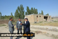 بازدید دکتر صفری معاونت محترم عمرانی شهرداری و  اعظم انهر عضو محترم شورای شهر ارومیه از پردیس شهید رجایی ارومیه  2