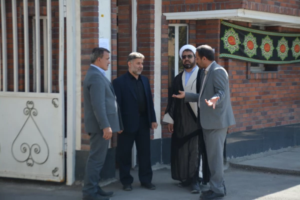 بازدید دکتر صفری معاونت محترم عمرانی شهرداری و  اعظم انهر عضو محترم شورای شهر ارومیه از پردیس شهید رجایی ارومیه  3