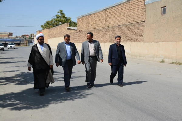 بازدید دکتر صفری معاونت محترم عمرانی شهرداری و  اعظم انهر عضو محترم شورای شهر ارومیه از پردیس شهید رجایی ارومیه  8