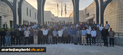 بازدید دانشجویان پردیس شهید رجایی از موزه دفاع مقدس استان و شرکت در رزمایش علمداران ولایت