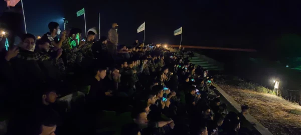 بازدید دانشجویان پردیس شهید رجایی از موزه دفاع مقدس استان و شرکت در رزمایش علمداران ولایت 7