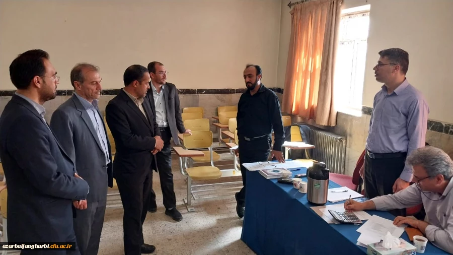 بازدید مدیر امور پردیسهای استان از روند برگزاری مصاحبه تخصصی داوطلبان ورود به دانشگاه فرهنگیان 7
