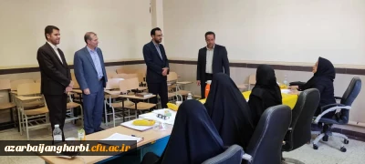 بازدید مدیر امور پردیسهای استان از روند برگزاری مصاحبه تخصصی داوطلبان ورود به دانشگاه فرهنگیان پردیسهای استان