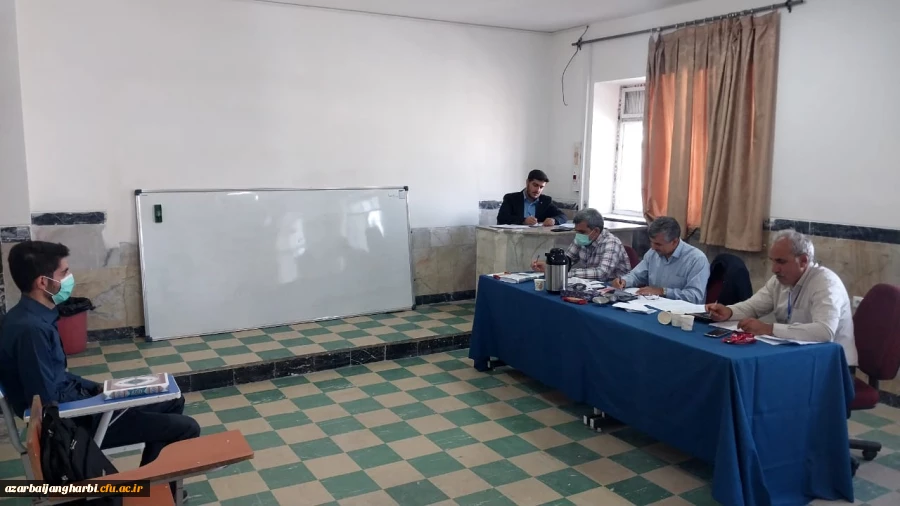 بازدید مدیر محترم استان به همراه مسئول حراست و مسئول نظارت و ارزیابی استان از روند مصاحبه دانشجویان جدیدالورود 2