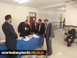 بازدید مدیر محترم استان به همراه مسئول حراست و مسئول نظارت و ارزیابی استان از روند مصاحبه دانشجویان جدیدالورود 3