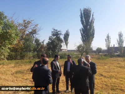 بازدید مدیرکل طرح و برنامه و بودجه سازمان مرکزی دانشگاه فرهنگیان و همراهان از محل احداث مجموعه سالن ورزشی - پردیس شهید رجایی ارومیه