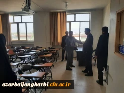 بازدید مدیریت محترم استانی دانسگاه فرهنگیان و هیئت همراه از ساختمان های زلزله زده مرکز شهید مطهری(ره) خوی 4