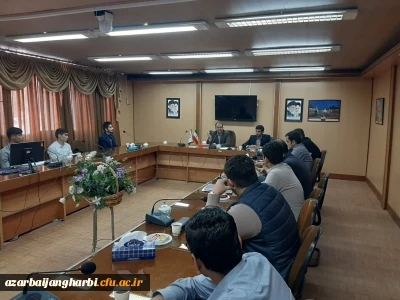 جلسه معاونت محترم آموزشی، فرهنگی و پژوهشی و مسئول امور فرهنگی پردیس شهید رجایی ارومیه با نمایندگان دانشجویان