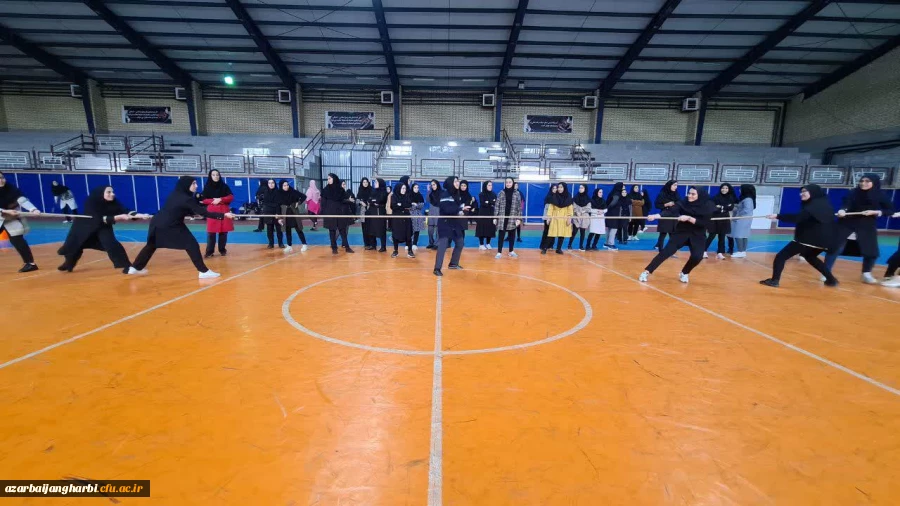برگزاری مسابقات ورزشی(طناب کشی،بدمینتون،دومیدانی و دارت) به مناسبت بزرگداشت هفته تربیت بدنی - پردیس علامه طباطبایی ارومیه 2