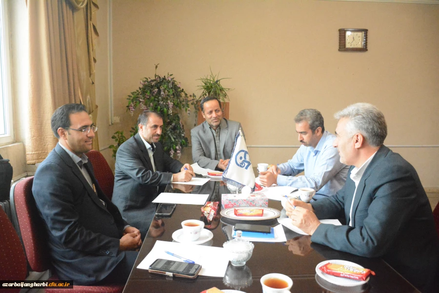 جلسه ستاد برگزاری آیین استقبال از دانشجویان جدیدالورود پردیس شهید رجایی ارومیه 2