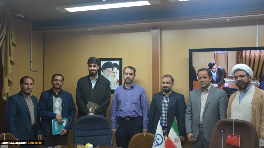 آیین تکریم و معارفه مسئول بسیج حوزه شهید طلسچی دانشگاه فرهنگیان استان آذربایجان غربی 2