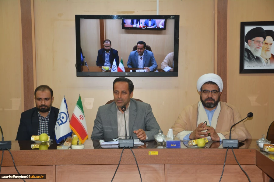 آیین تکریم و معارفه مسئول بسیج حوزه شهید طلسچی دانشگاه فرهنگیان استان آذربایجان غربی 3