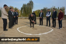 گزراش تصوی کلنگ زنی و شروع به کار عملیات پروژه بزرگ احداث سالن فرهنگی، ورزشی پردیس شهید رجایی ارومیه 7