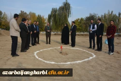 گزراش تصوی کلنگ زنی و شروع به کار عملیات پروژه بزرگ احداث سالن فرهنگی، ورزشی پردیس شهید رجایی ارومیه 8