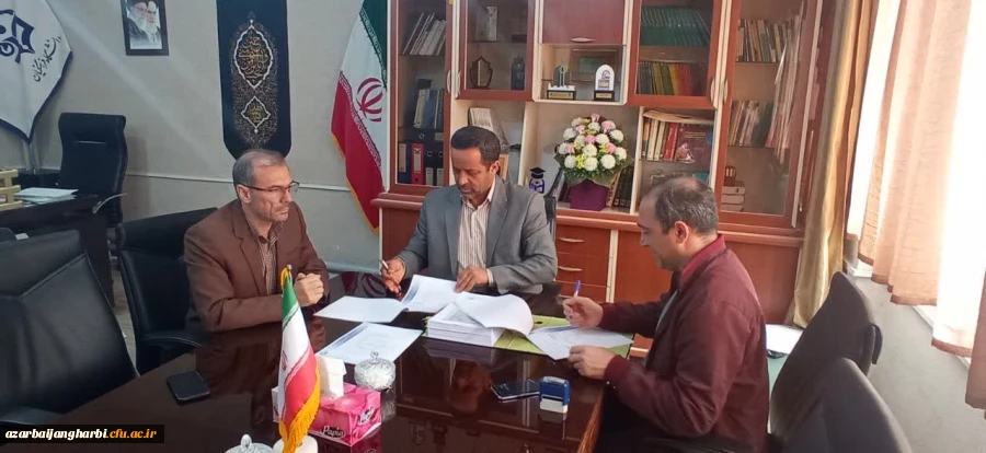 گزارش تصویری از مراسم کلنگ زنی و شروع به کار پروژه بزرگ احداث سالن فرهنگی، ورزشی پردیس شهید رجایی ارومیه 3