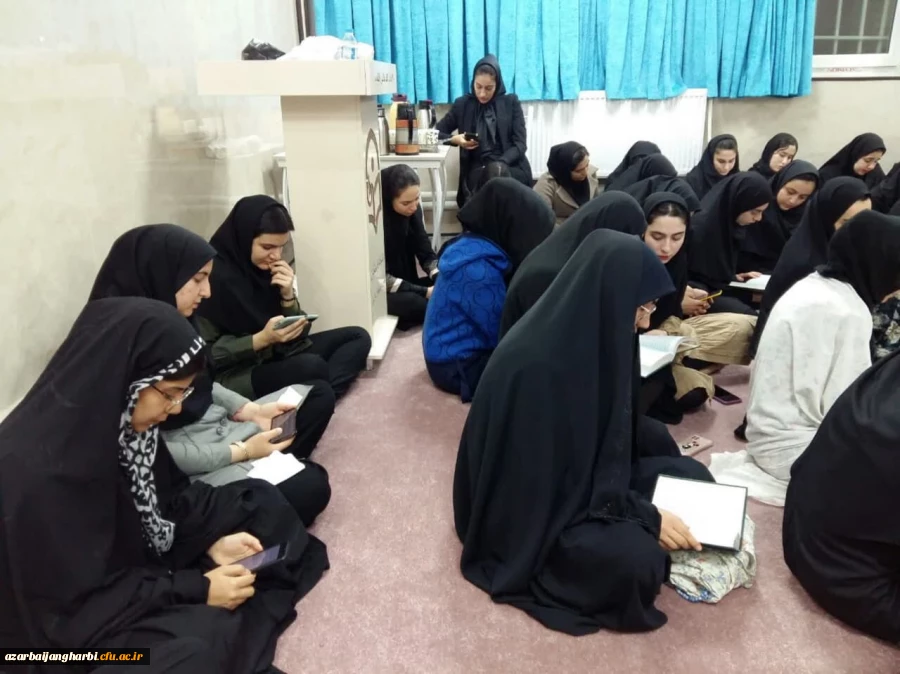 مراسم ترحیم شب هفتم دانشجوی گرانقدر مرحومه حدیقه محمد آذر -پردیس علامه طباطبایی ارومیه 5