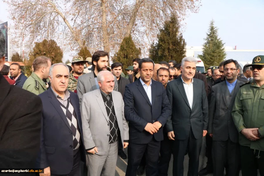 حضور مدیر امور پردیس های استان در آئین استقبال از شهدای گمنام دفاع مقدس 2