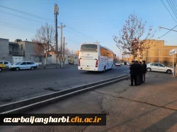 ✅ مراسم بدرقه دانشجو معلمان اعزامی به اردوی راهیان مقاومت کرمان 