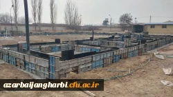 بتن ریزی فونداسیون پروژه بزرگ سالن فرهنگی، ورزشی پردیس شهید رجایی ارومیه 6