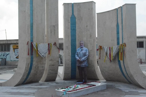 مراسم بزرگداشت اولین سالگرد تشییع و تدفین شهید گمنام در پردیس شهید رجایی ارومیه و سومین سالگرد شهادت سردار سلیمانی 2