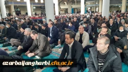 حضور مدیریت استانی، مسئولین و اساتید دانشگاه فرهنگیان آذربایجان غربی در نماز جمعه 3