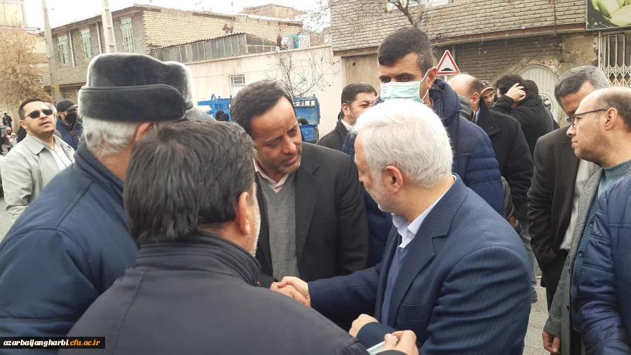 حضور مدیریت استانی، مسئولین و اساتید دانشگاه فرهنگیان آذربایجان غربی در نماز جمعه 5