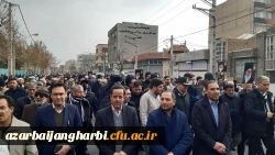 حضور مدیریت استانی، مسئولین و اساتید دانشگاه فرهنگیان آذربایجان غربی در نماز جمعه 7