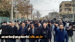 حضور مدیریت استانی، مسئولین و اساتید دانشگاه فرهنگیان آذربایجان غربی در نماز جمعه 8