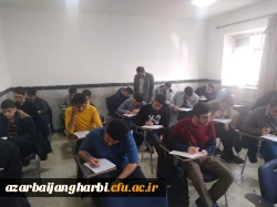  بازدید و بررسی مستمر مسئولین استانی دانشگاه فرهنگیان آذربایجان غربی از برگزاری امتحانات پایان ترم دانشجومعلمان 2