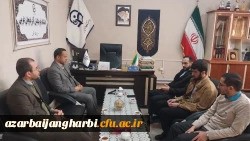 دیدار مسئول بسیج دانشجویی سازمان مرکزی دانشگاه فرهنگیان با دکتر سلیمانی اصل 2