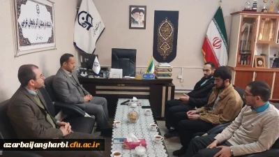 در مدیریت استانی دانشگاه فرهنگیان آذربایجان غربی اتفاق افتاد:

دیدار مسئول بسیج دانشجویی سازمان مرکزی دانشگاه فرهنگیان با دکتر سلیمانی اصل