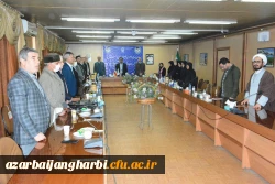 نشست اعضای هیئت علمی به میزبانی مدیریت پردیس های استان و سخنرانی حجت الاسلام سید احمد قره باغی 4